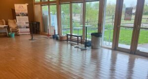 img - floor and glass doors